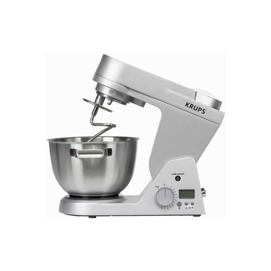 Robot da pasticceria Krups in acciaio inox con ciotola da 5 litri