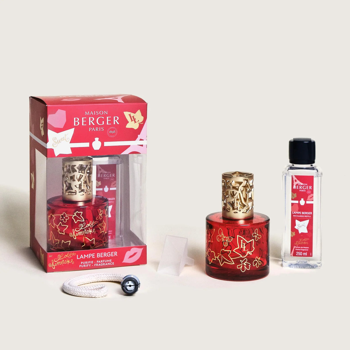 LAMPE BERGER Lampada Catalitica Cofanetto Pure Lolita Lempicka con Flacone 250ml Lolita Lempicka Sweet
