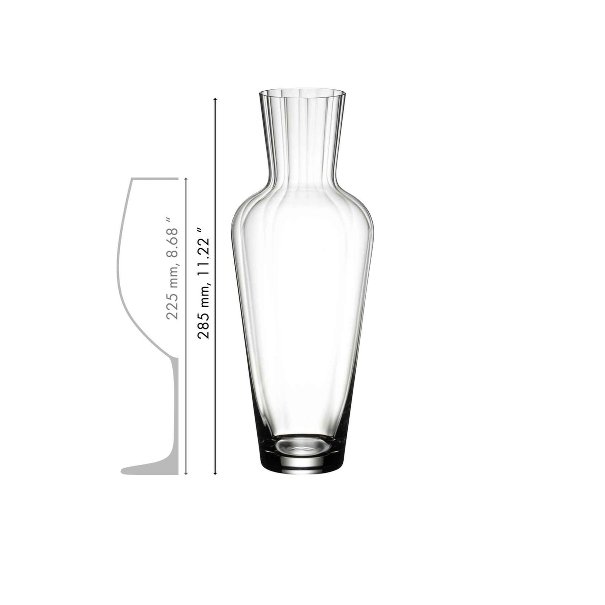 RIEDEL Mosel Decanter Caraffa per Decantare 1320ml Cristallo
