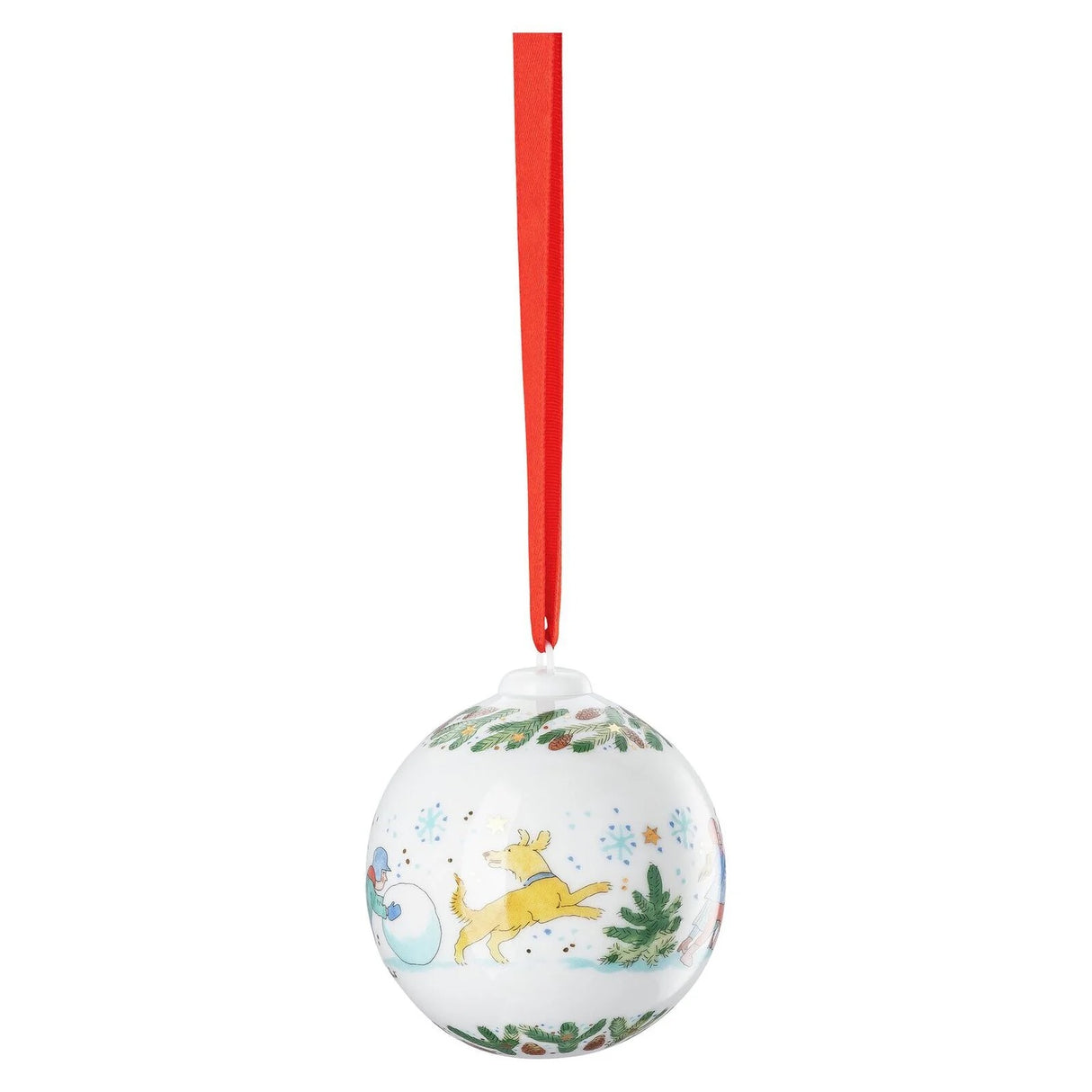 HUTSCHENREUTHER Addobbo Pallina di Natale Edizione Limitata 2025 Porcellana