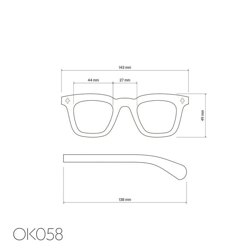 OKKIA Firenze Occhiali da Lettura Unisex Nero +1.00