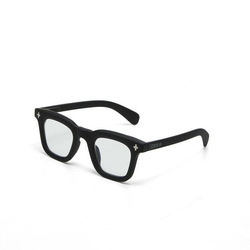 OKKIA Firenze Occhiali da Lettura Unisex Nero +3.00