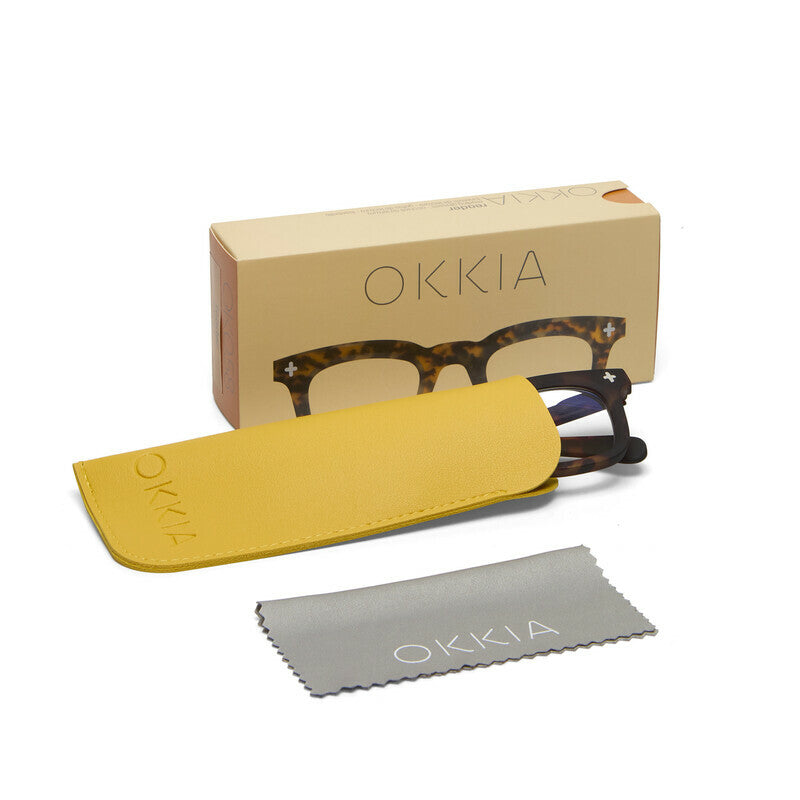 OKKIA Firenze Occhiali da Lettura Unisex Avana +3.00