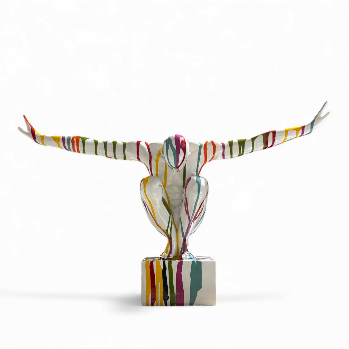 DRIMMER Trash Statua Scultura Uomo 28x49cm Poliresina