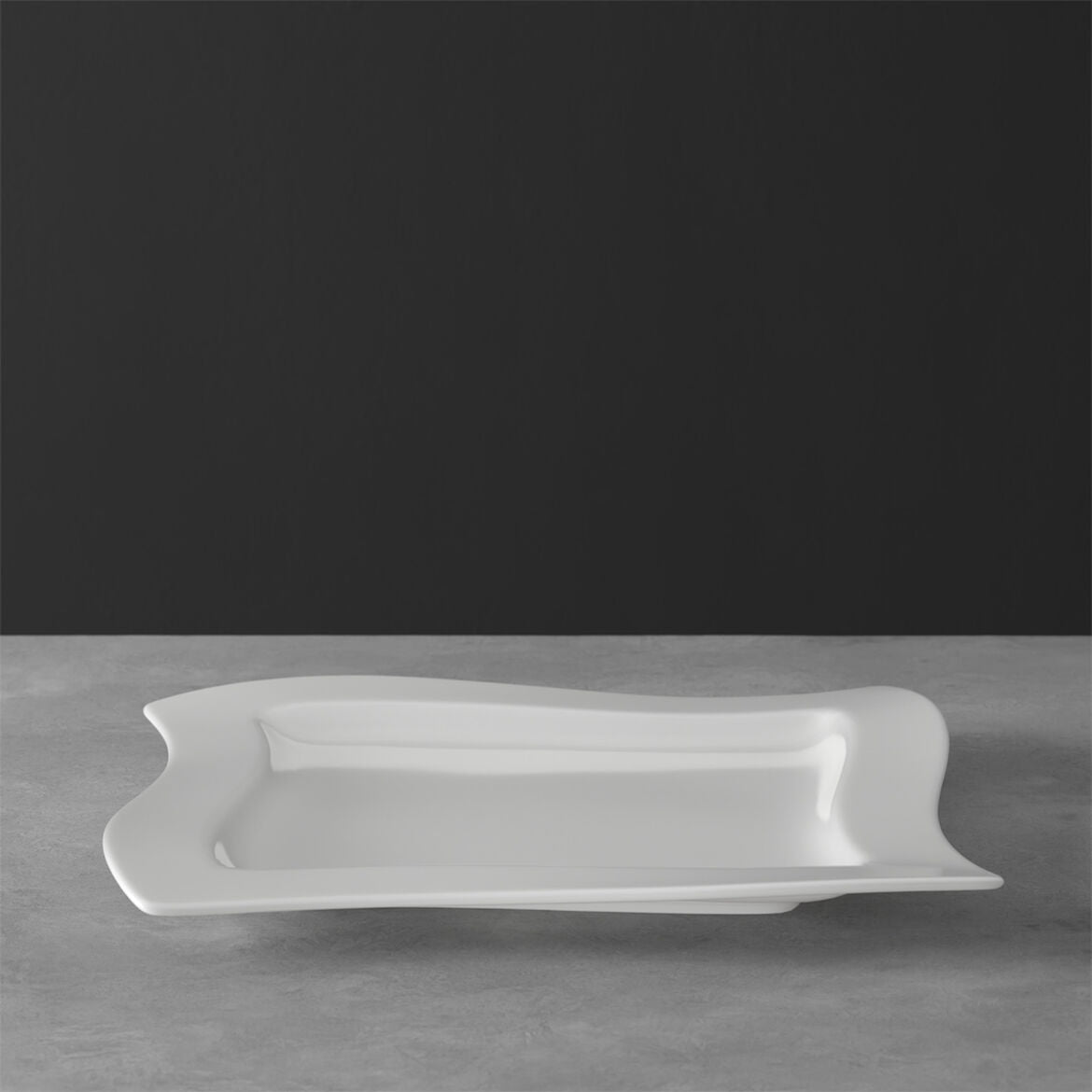 VILLEROY & BOCH NewWave Piatto Piano Set 4 Pezzi 27x27cm Porcellana