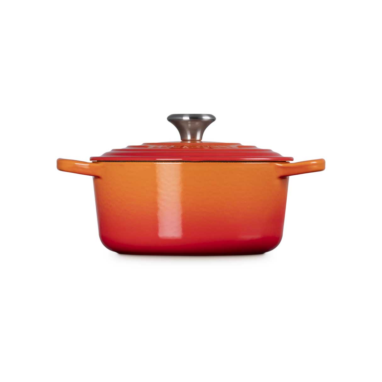 LE CREUSET Cocotte Rotonda Evolution 18cm Arancio Ghisa Vetrificata
