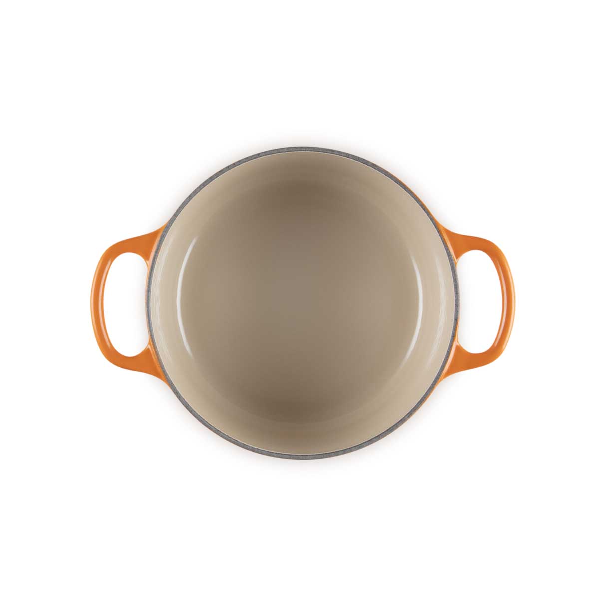 LE CREUSET Cocotte Rotonda Evolution 18cm Arancio Ghisa Vetrificata