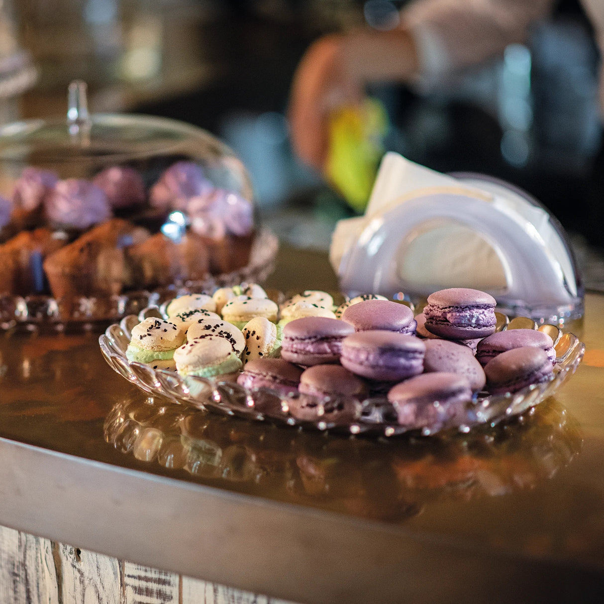 GUZZINI Tiffany Vassoio a Servire Piccolo 32x22,5cm Plastica Trasparente