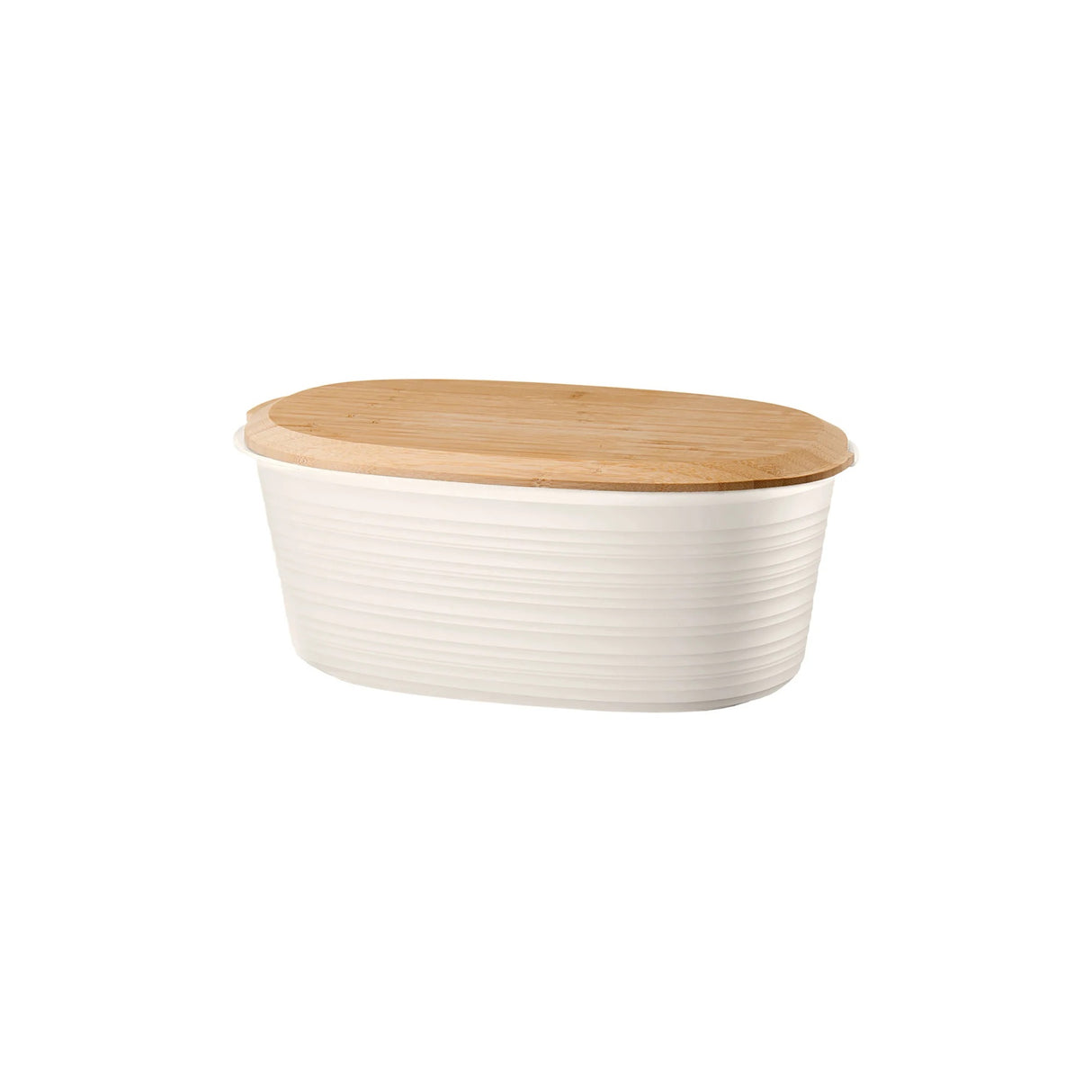 GUZZINI Tierra Contenitore Pane 31,5x16,5cm Plastica Bianco Latte