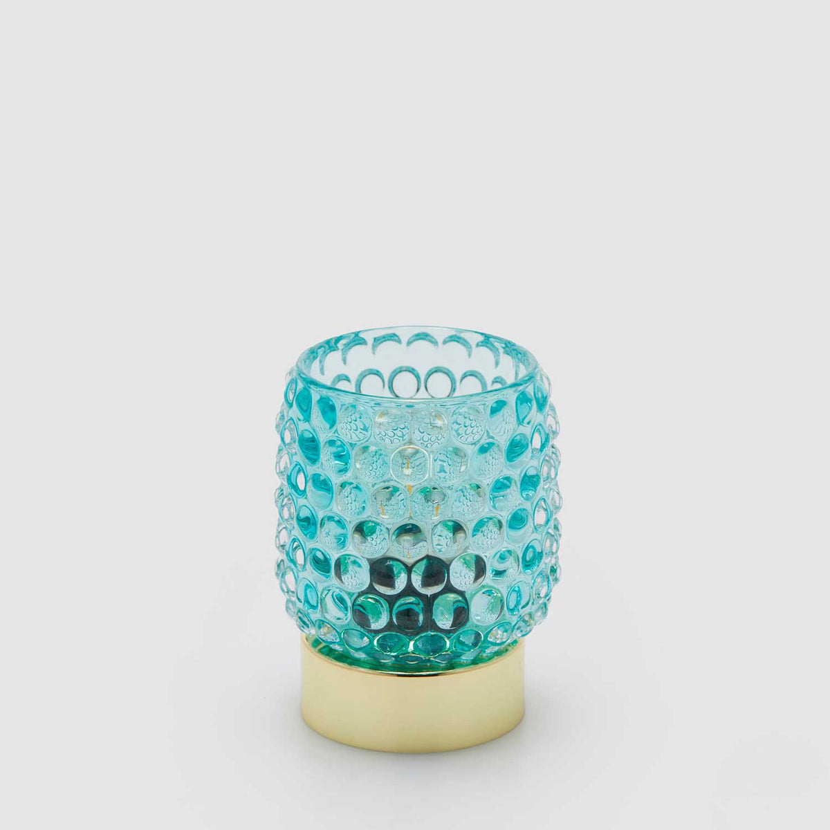 EDG Enzo De Gasperi Lampada da Tavolo Lanterna Bubbles 11x8,5cm Blu