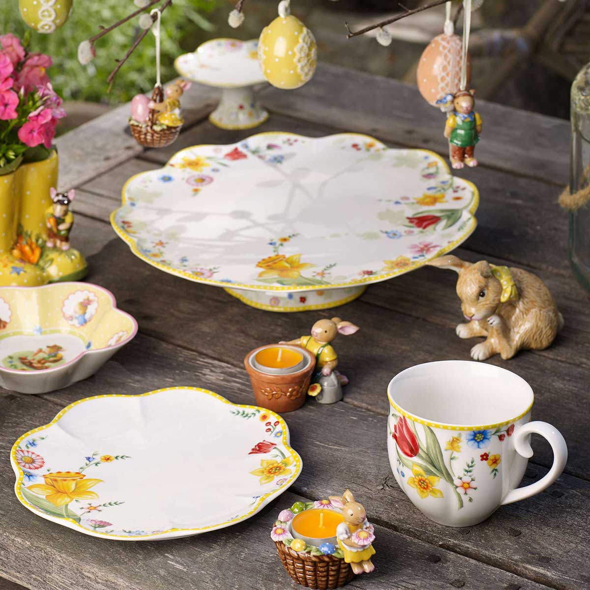 VILLEROY & BOCH Spring Awakening Tazza con Manico MUG Set 2 Pezzi 390ml Tavola di Pasqua