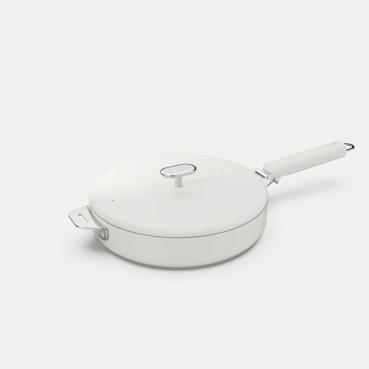 COOKUT La Meravigliosa Padella con Manici 24cm Bianco Acciaio Inox