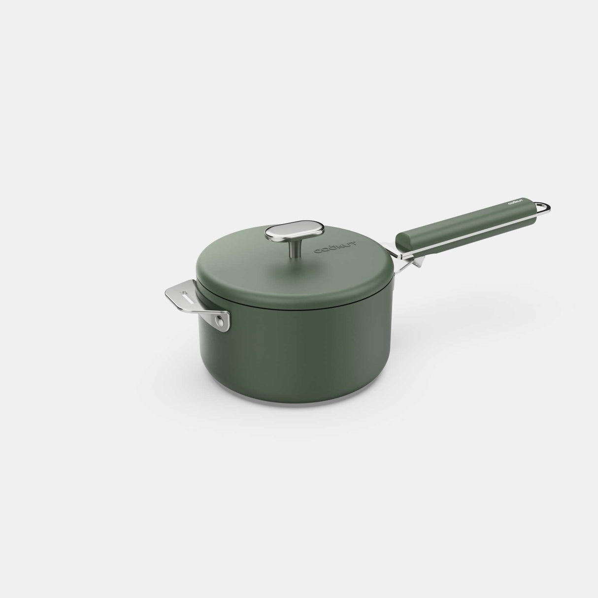 COOKUT La Meravigliosa Coperchio per Pentola 16cm Verde Acciaio Inox