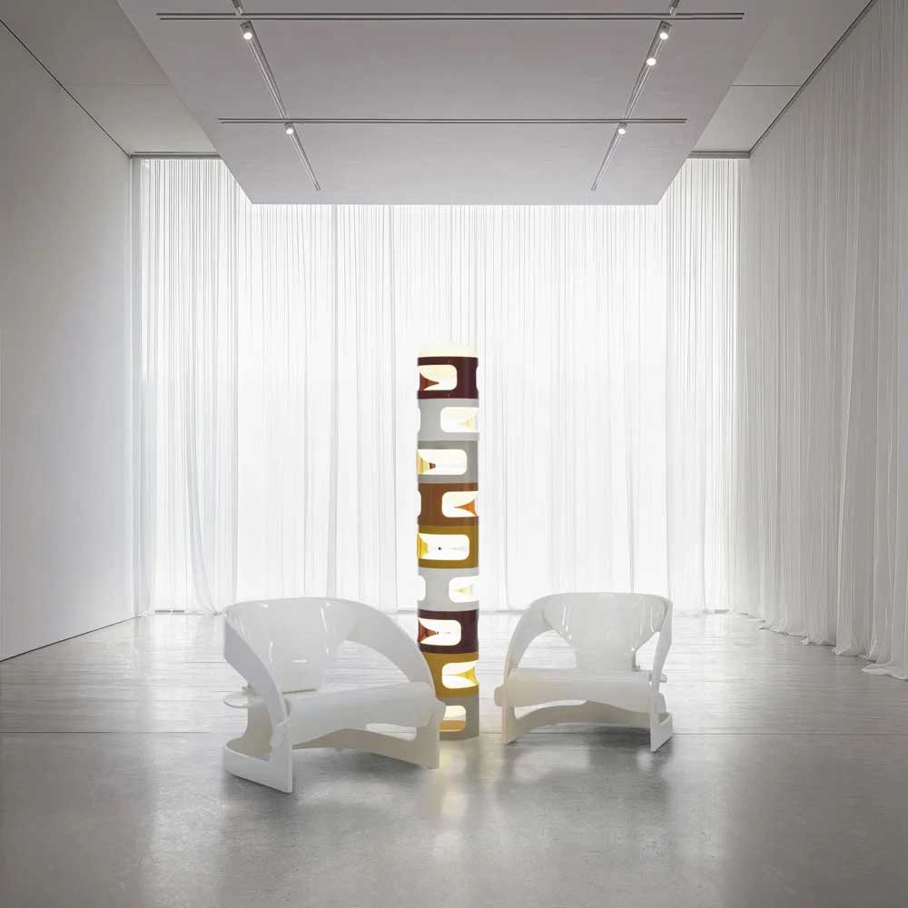 KARTELL KD28 Lampada da Tavolo Tortora 25x23cm PMMA