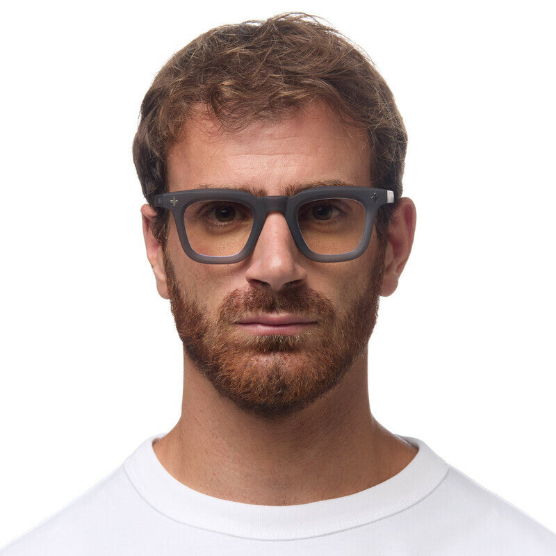 OKKIA Firenze Occhiali da Lettura Unisex Grigio Fumo +1.50