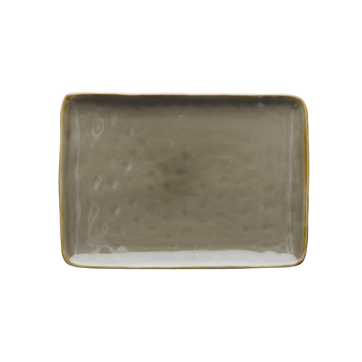 ROSE & TULIPS Concerto Tray Gray Dove 27x19 cm Stoneware