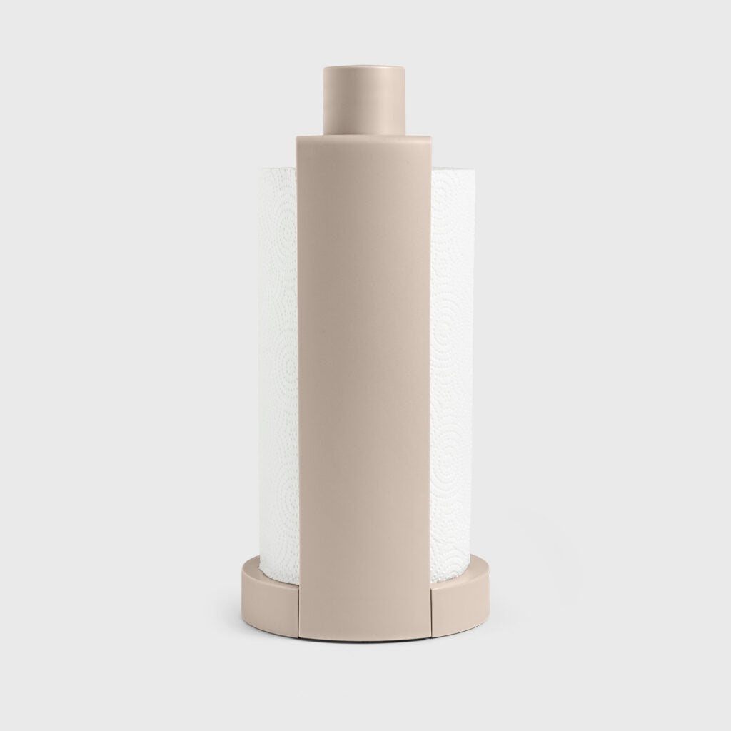 BLIM PLUS Portarotolo Stop 35cm Moka Grey Grigio Made in Italy 100% Riciclabile