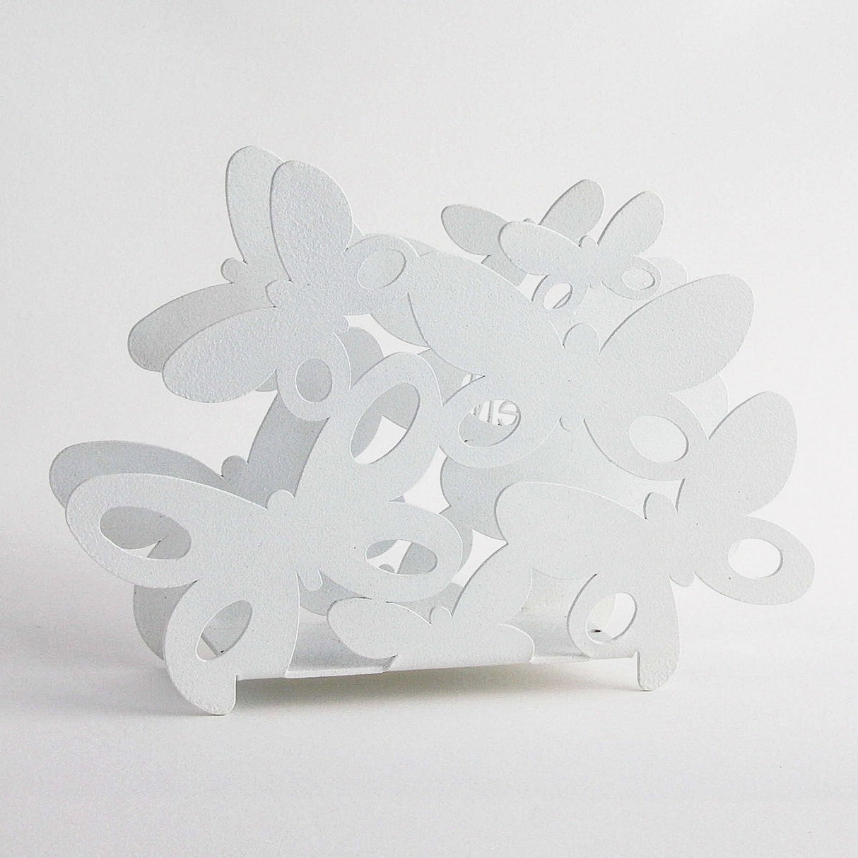 ARTI & MESTIERI Portatovaglioli Farfalla Bianco