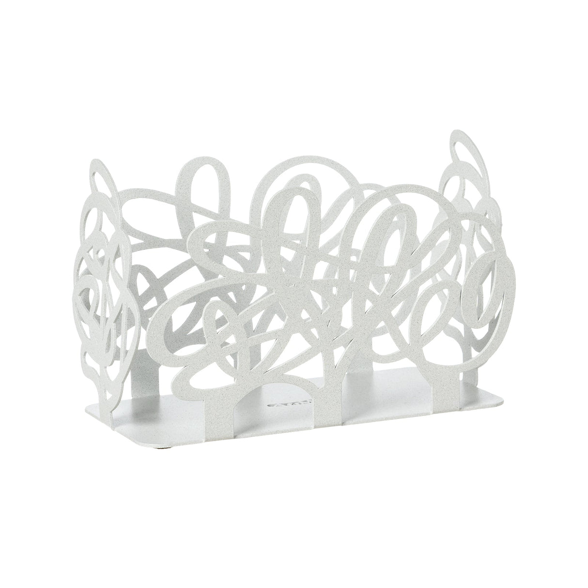 ARTI & MESTIERI Porta Bicchieri Scarabocchio 16x10,5cm Bianco Marmo