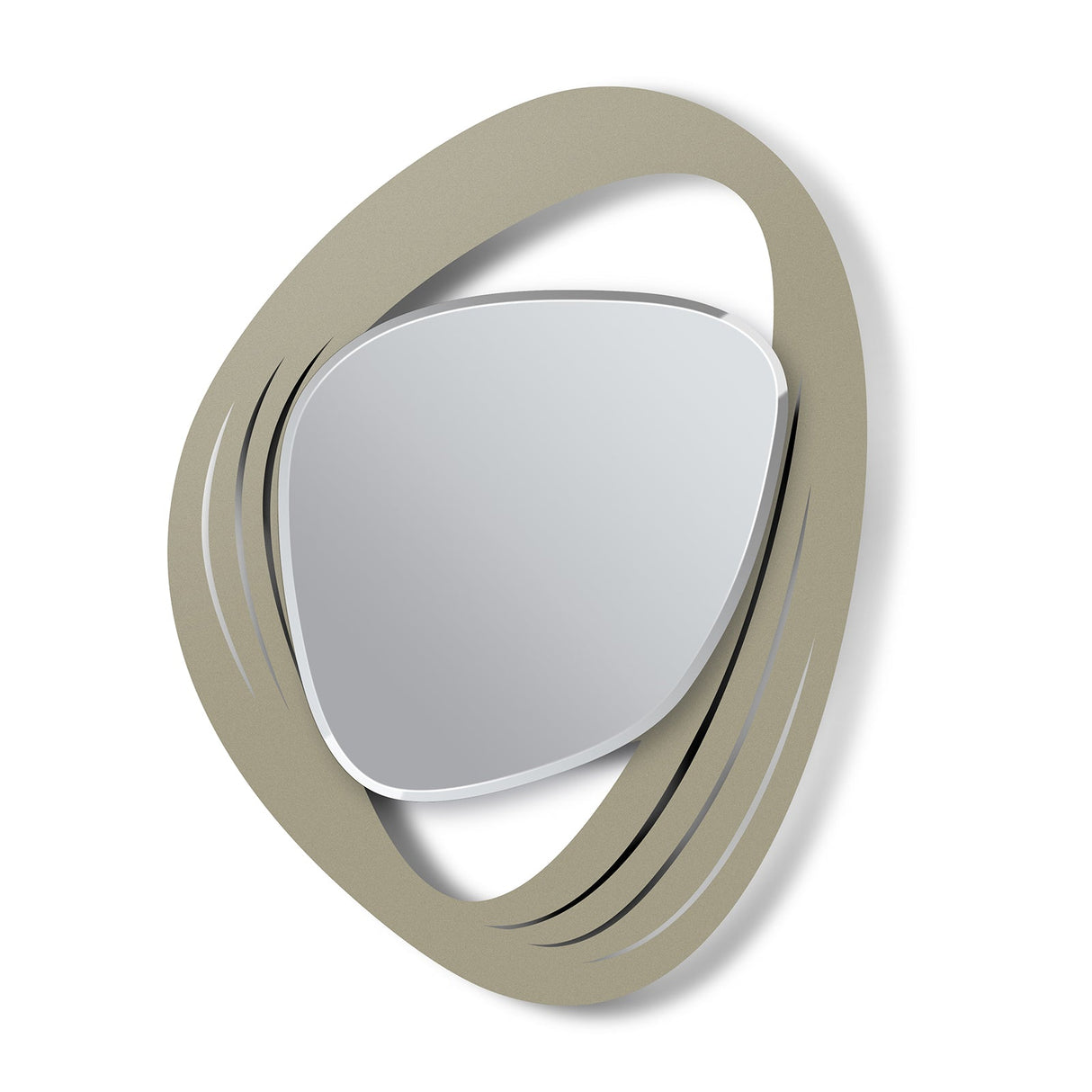 ARTI & MESTIERI Specchio da Parete Strava 75,5x100cm Sabbia