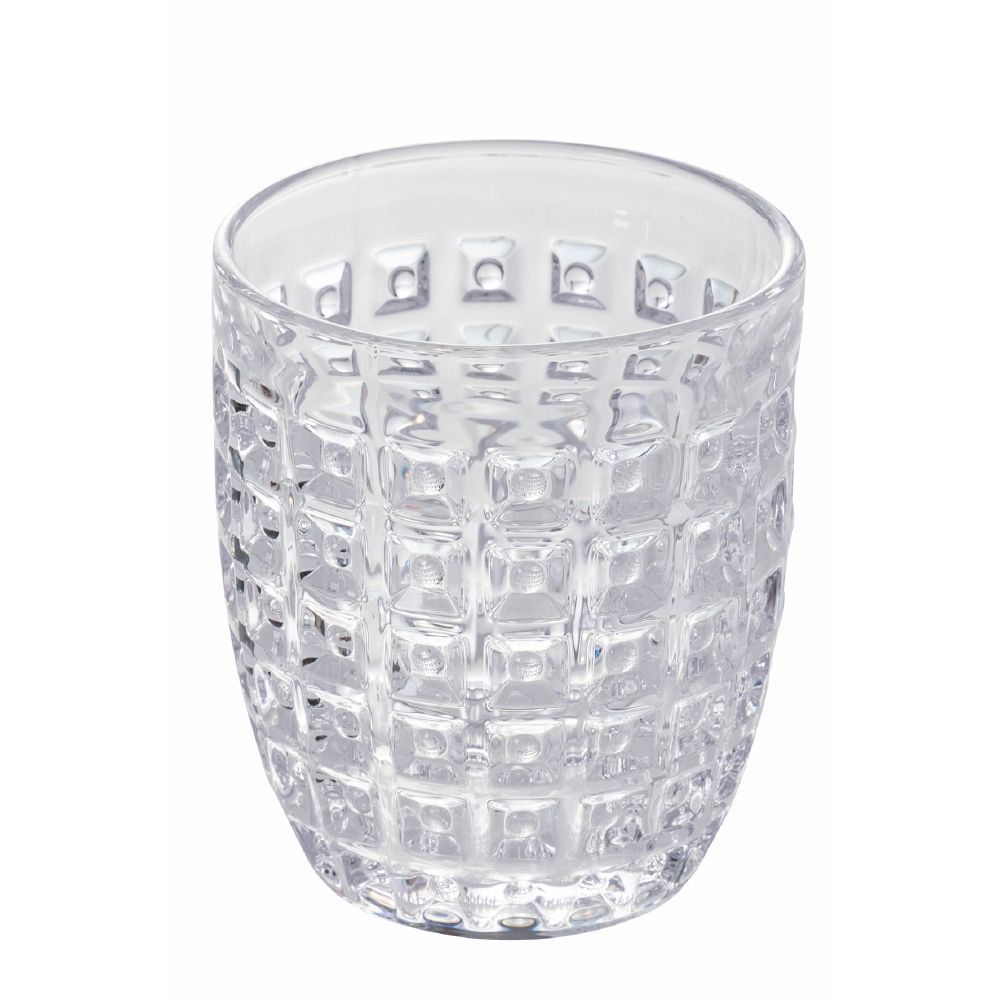 VILLA D'ESTE HOME TIVOLI Geometrie Set 6 Pezzi Bicchieri Acqua 350ml Vetro Trasparente