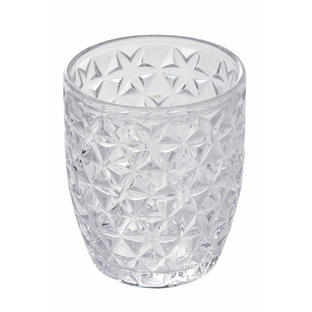 VILLA D'ESTE HOME TIVOLI Geometrie Set 6 Pezzi Bicchieri Acqua 350ml Vetro Trasparente