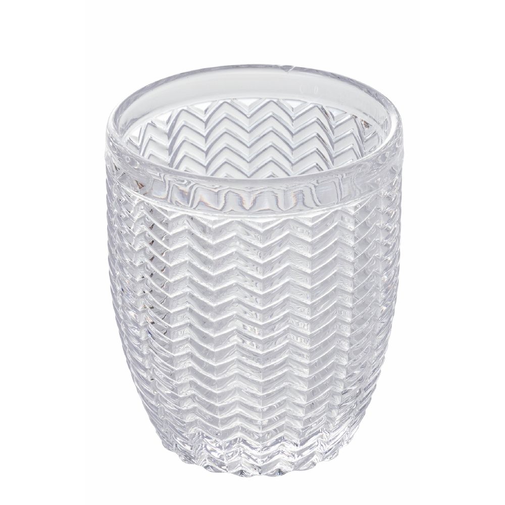 VILLA D'ESTE HOME TIVOLI Geometrie Set 6 Pezzi Bicchieri Acqua 350ml Vetro Trasparente
