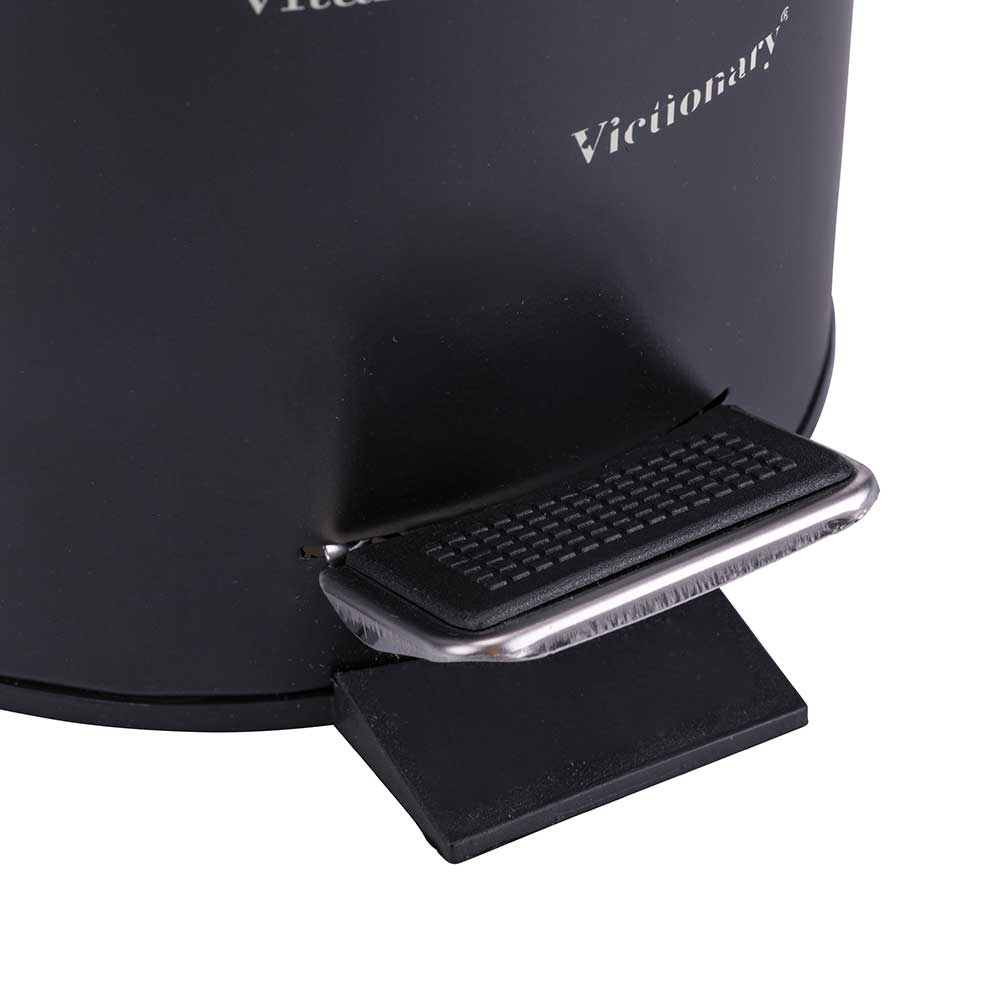 VILLA D'ESTE HOME TIVOLI Victionary Toilette Pattumiera 3L Plastica Nero