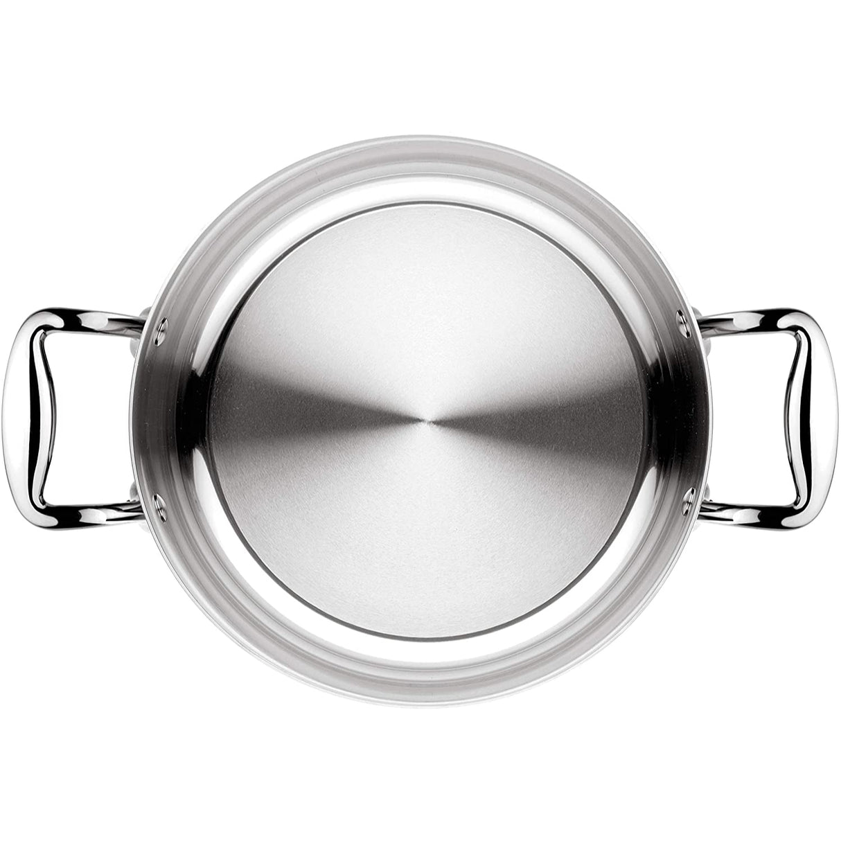 LAGOSTINA Accademia Low Casserole 2 Handles w/Lid 26cm Stainless Steel