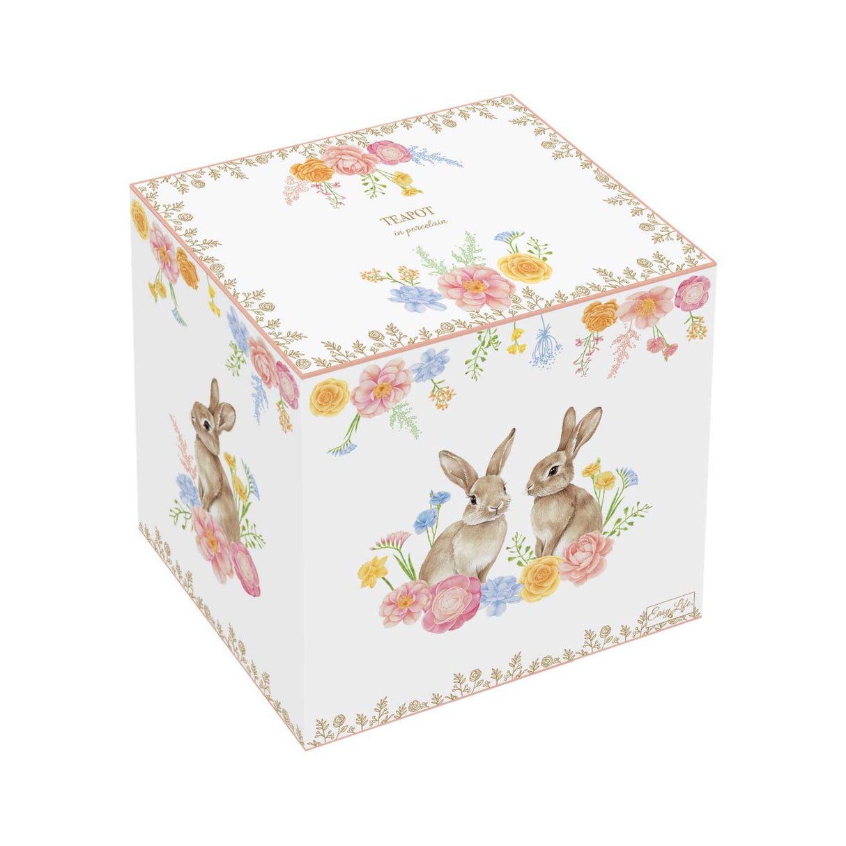 EASY LIFE Teiera in Porcellana 900ml in Color Box Tres Jolie