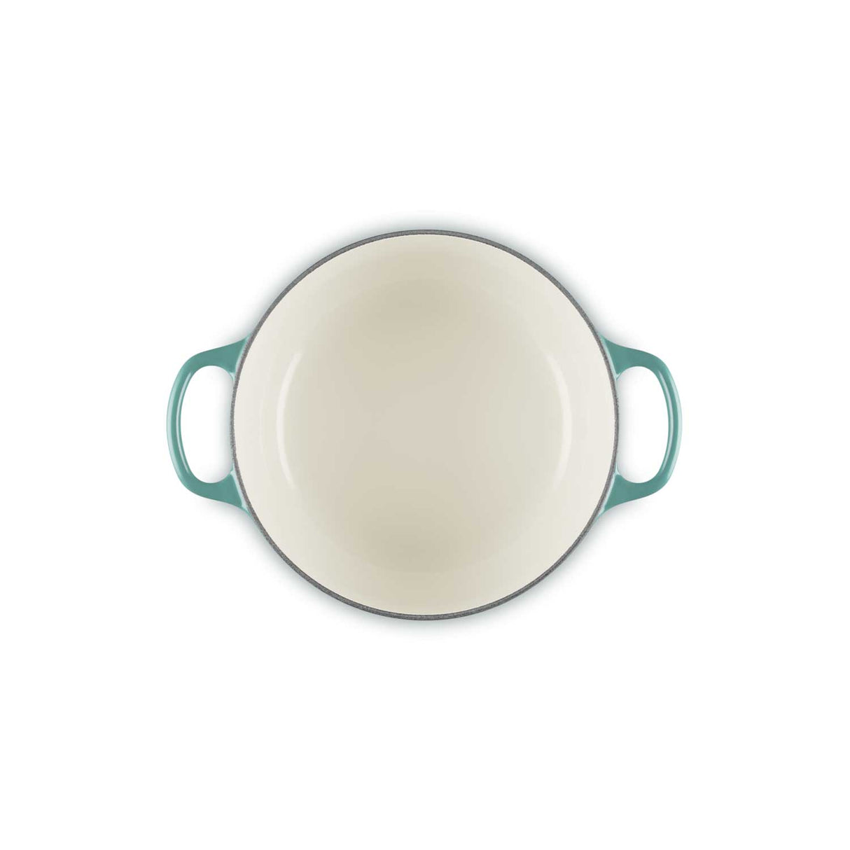 LE CREUSET Cocotte Rotonda Evolution 20cm Blu Riviera Ghisa Vetrificata