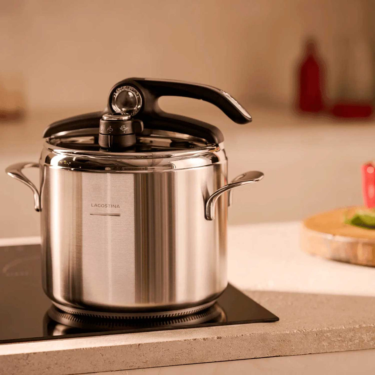 LAGOSTINA Pentola Pressione Diva Lagoeasy'Up 3,5L Acciaio Inox 18/10