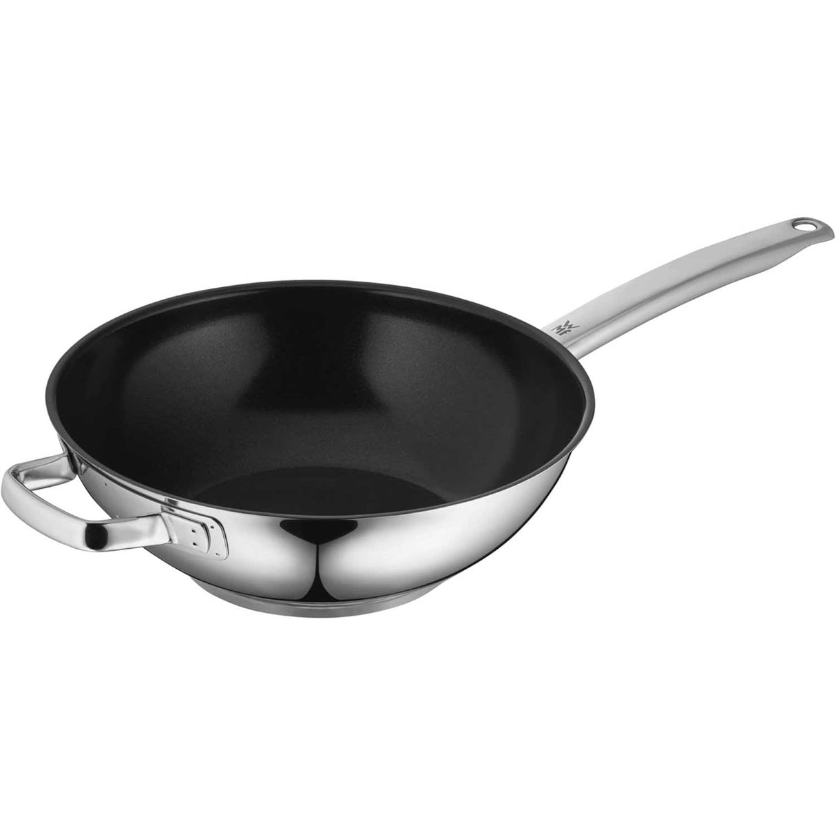 WMF Durado Padella Wok Antiaderente in Acciaio Inox per Induzione 28cm