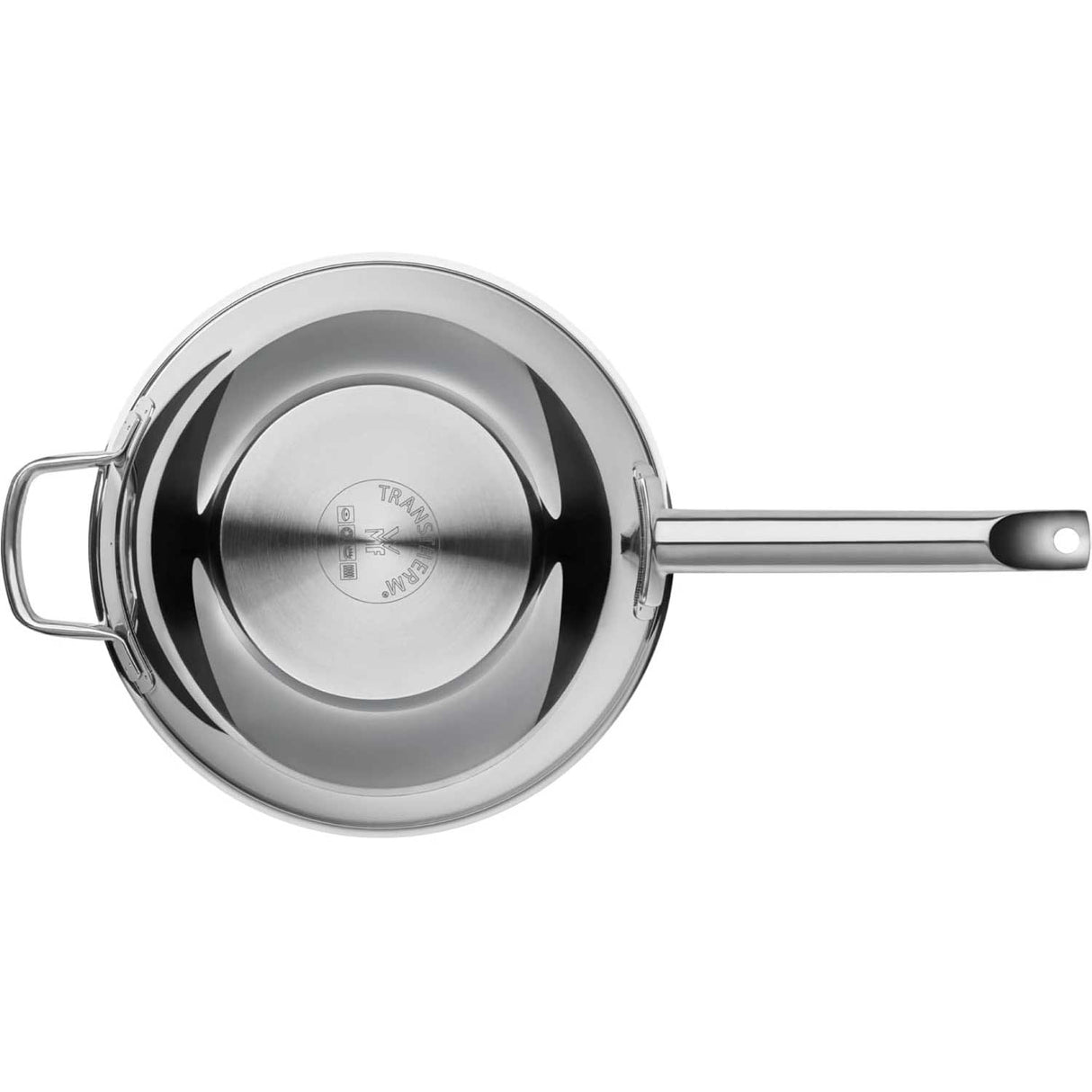 WMF Durado Padella Wok Antiaderente in Acciaio Inox per Induzione 28cm