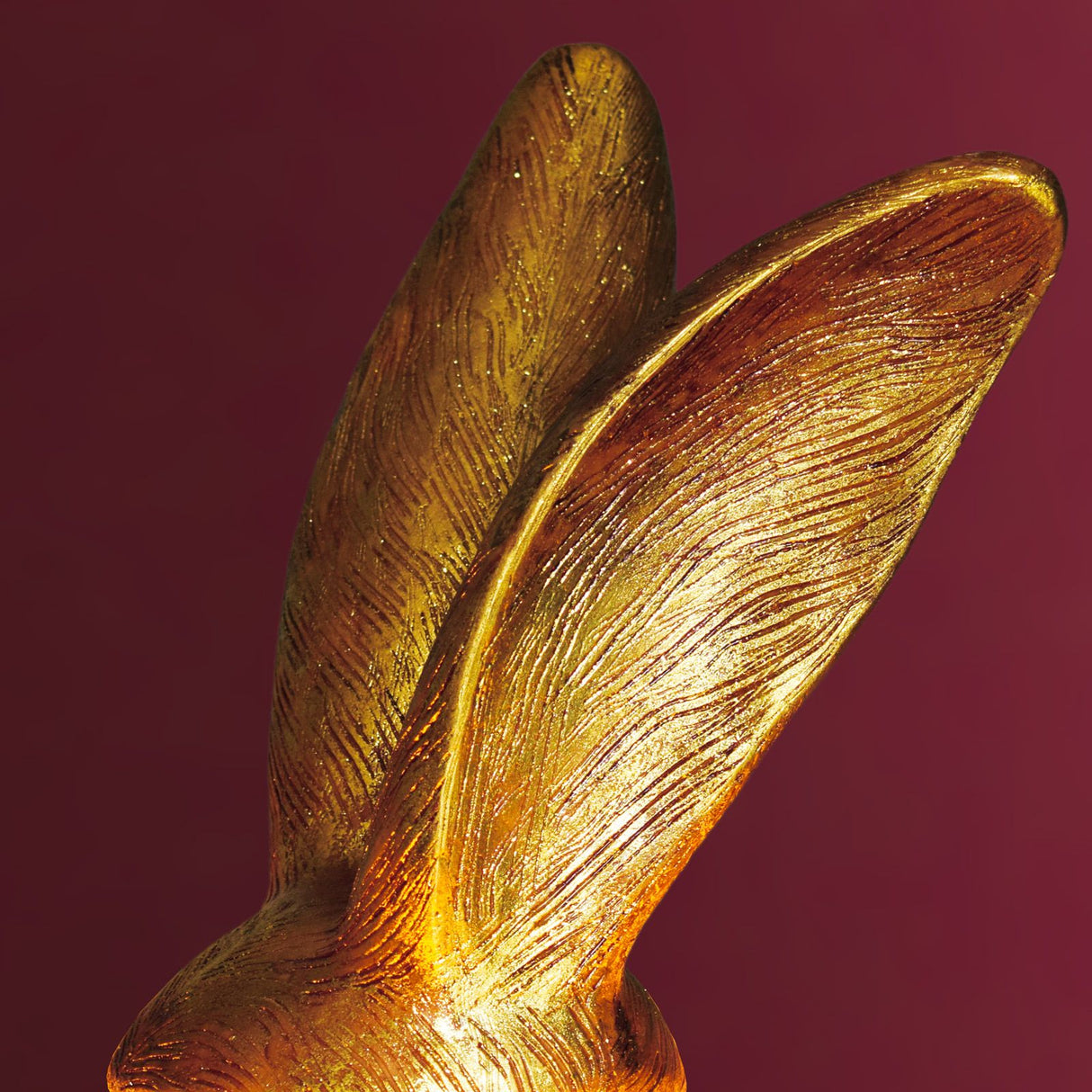 WERNS Lampada da Terra Coniglio Rabbit Oro/Nero 39x115cm