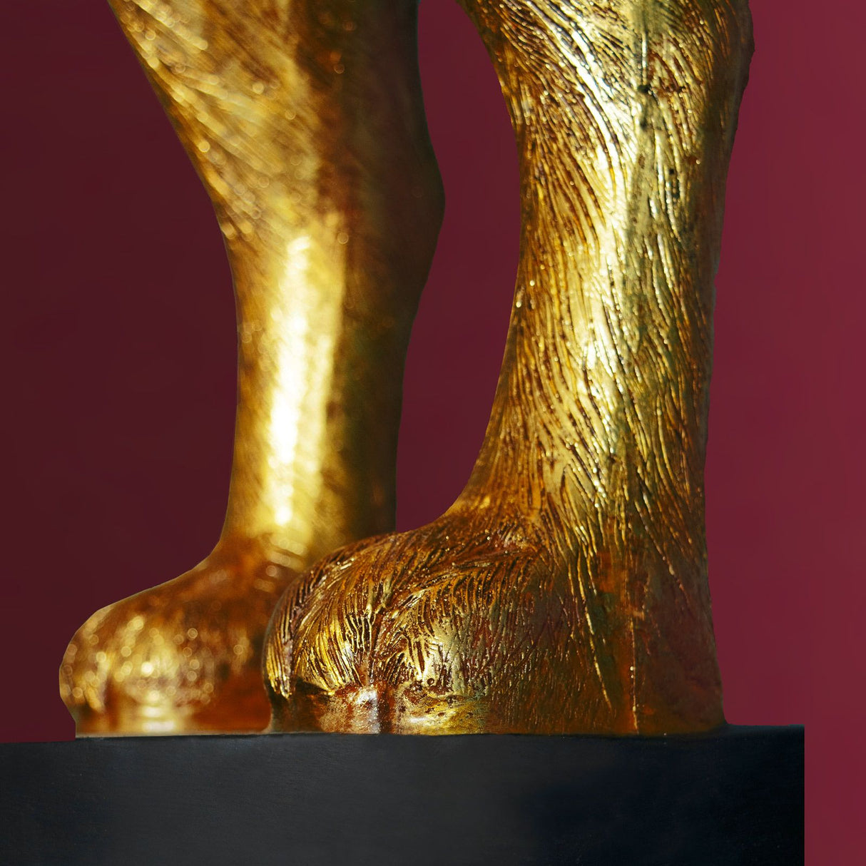 WERNS Lampada da Terra Coniglio Rabbit Oro/Nero 39x115cm