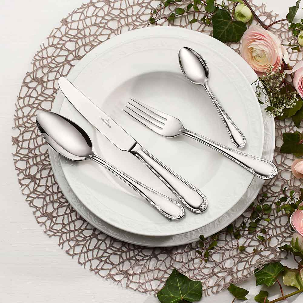 VILLEROY & BOCH Mademoiselle Servizio Posate Tavola 30 Pezzi Acciaio Inox