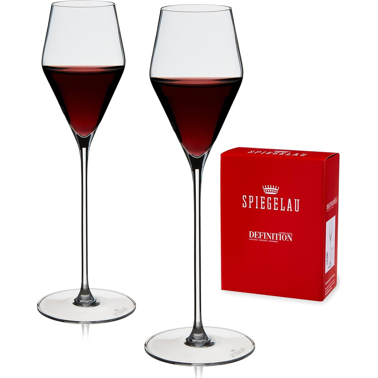 SPIEGELAU Definition Bicchiere da Digestivo in Cristallo Set 2 Pezzi 130ml