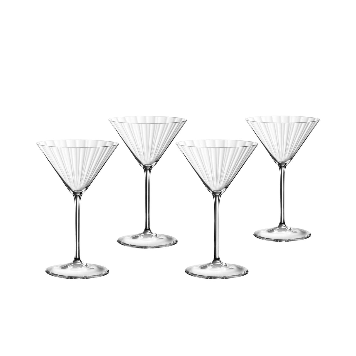SPIEGELAU Lifestyle Coppa da Cocktail Martini in Cristallo Set 4 Pezzi 220ml