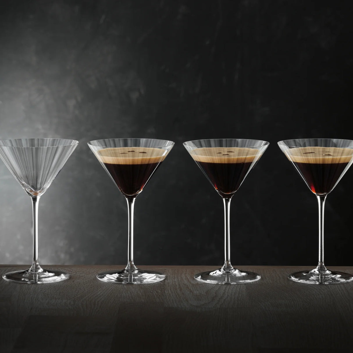 SPIEGELAU Lifestyle Coppa da Cocktail Martini in Cristallo Set 4 Pezzi 220ml