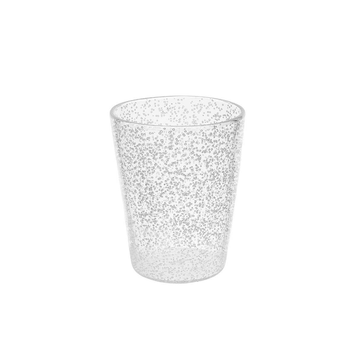 MEMENTO Synth Bicchieri Acqua Colorati Trasparente Set 6 Pezzi 330ml Plastica