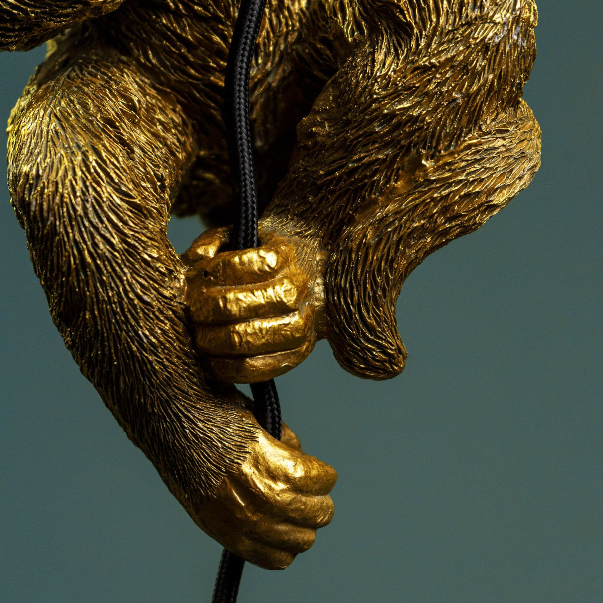 WERNS Pendant Lamp Monkey Chip Gold 38.5x13x14.5cm