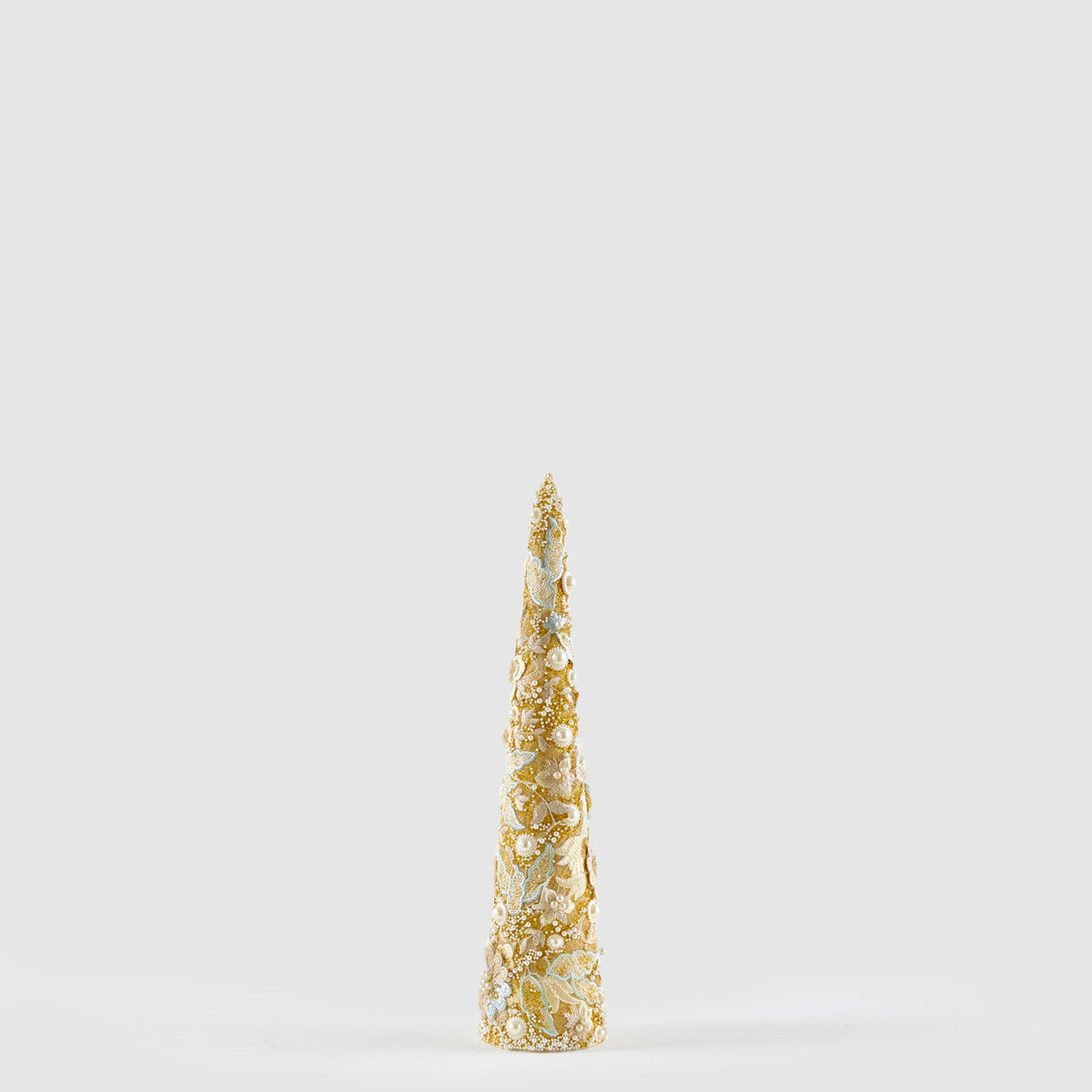 EDG Enzo De Gasperi Alberello di Natale Traforato Blu e Oro in Plastica 41cm