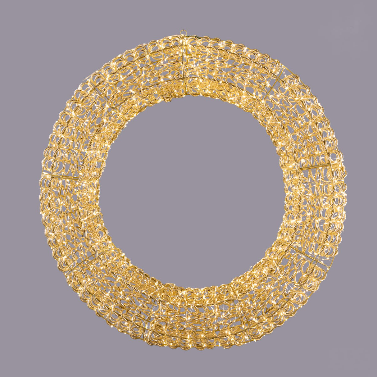 EDG Enzo De Gasperi Ghirlanda Luminosa Natalizia Curly Oro 1440 MicroLED 90cm