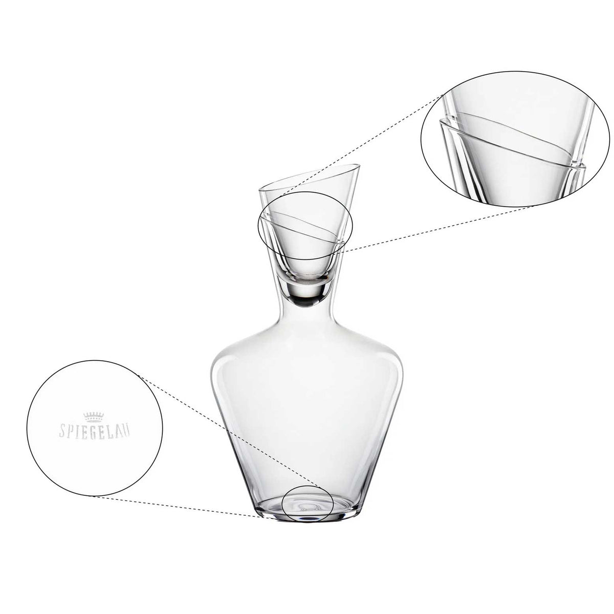 SPIEGELAU Definition Caraffa Decanter per Vino in Cristallo 1L