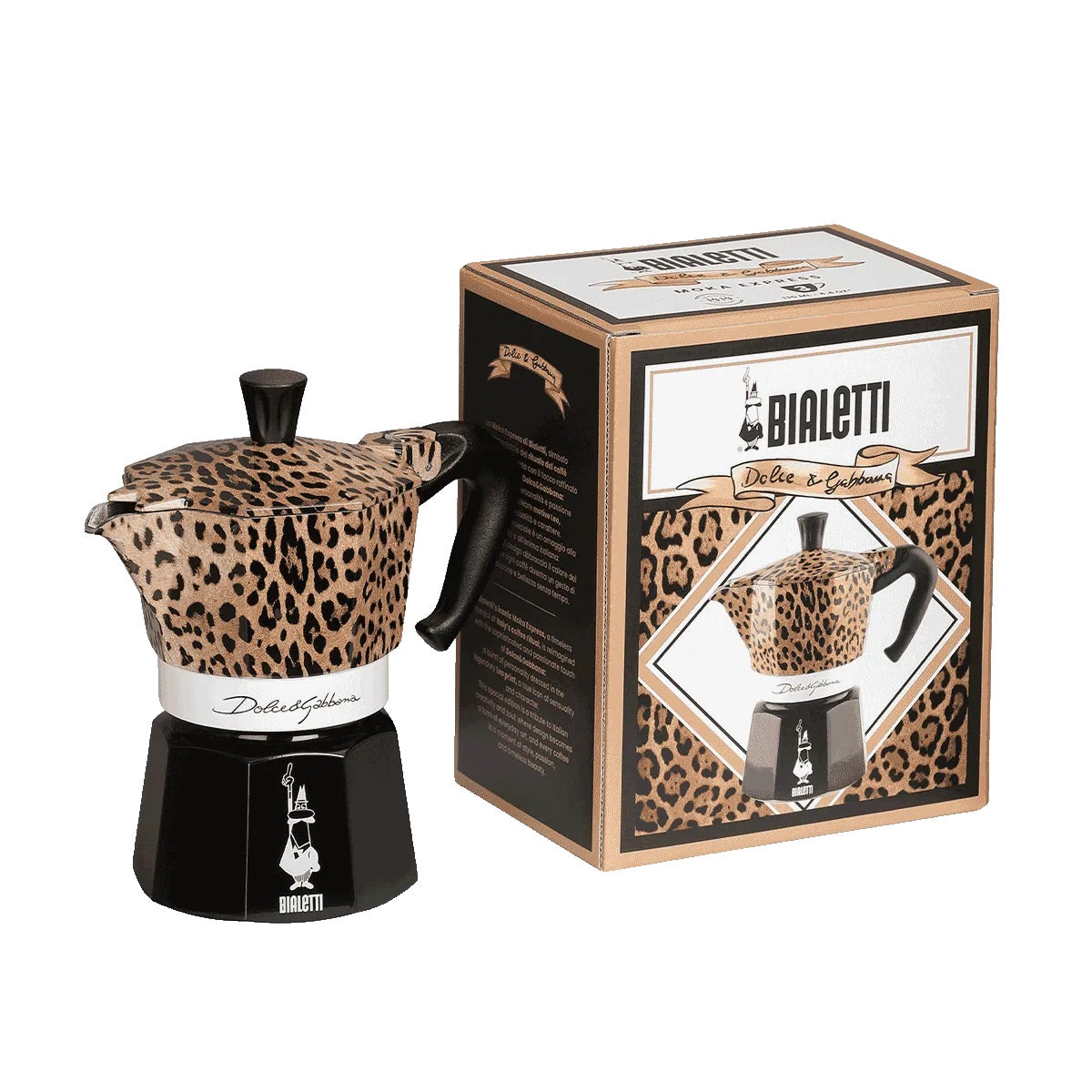BIALETTI Dolce & Gabbana Leopardo Moka Express 3 Tazze