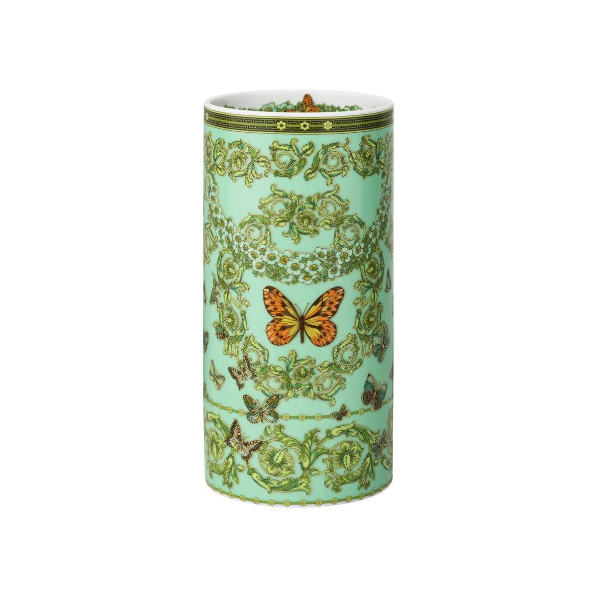 VERSACE Vaso da Fiori 30 Years Le Jardin De Versace 24cm in Porcellana