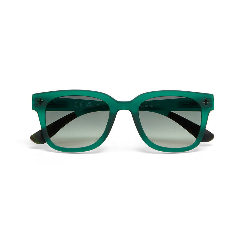 OKKIA Giovanni Occhiali da Sole Unisex Soft Touch Verde