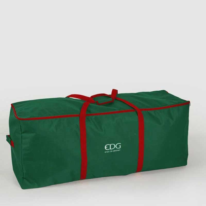 EDG Enzo De Gasperi Borsone Porta Albero di Natale 120x50x38cm Verde