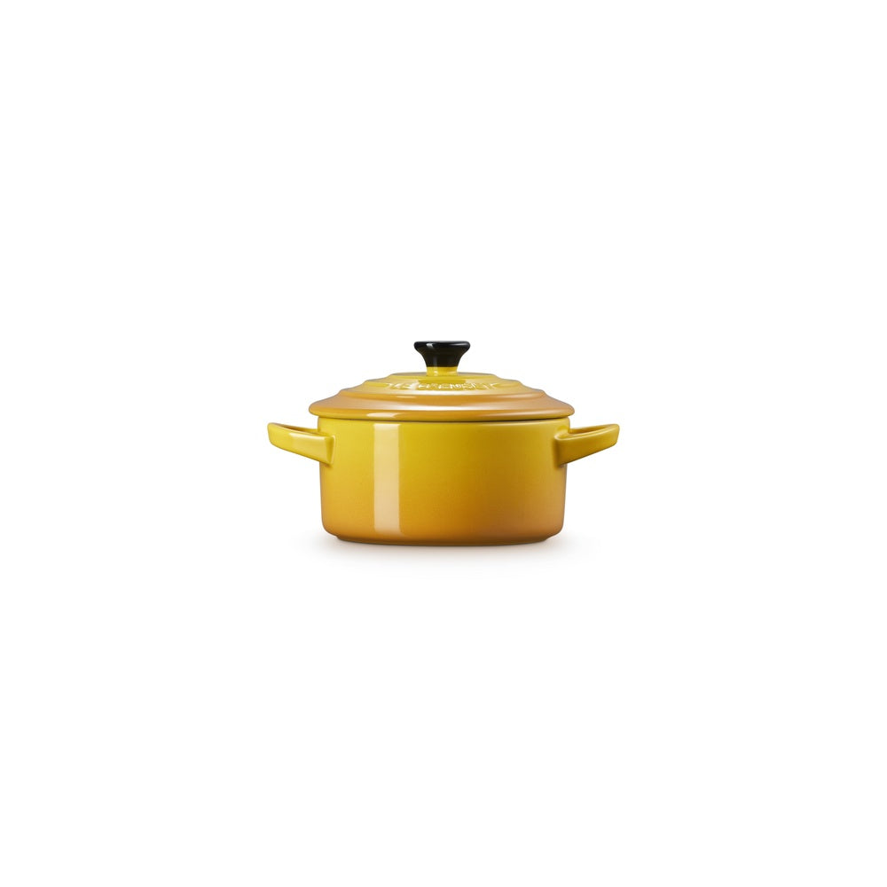 LE CREUSET Mini Cocotte Rotonda in Gres Vetrificato Nectar 10 cm 0,25 L